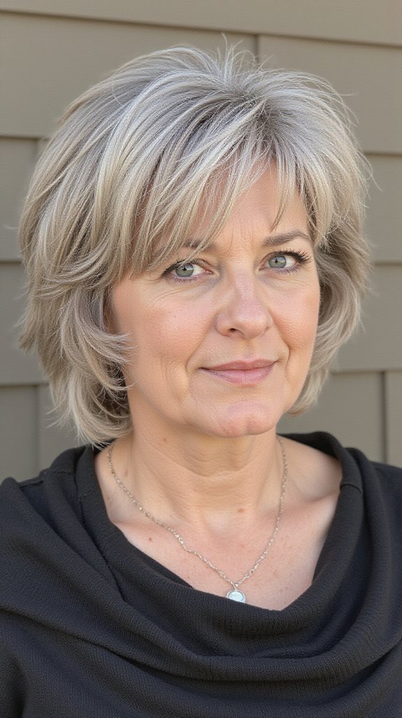 effortless layered shag haircut