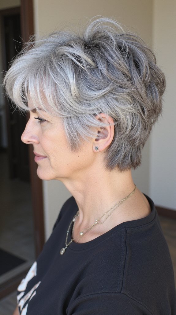 effortless messy textured crop