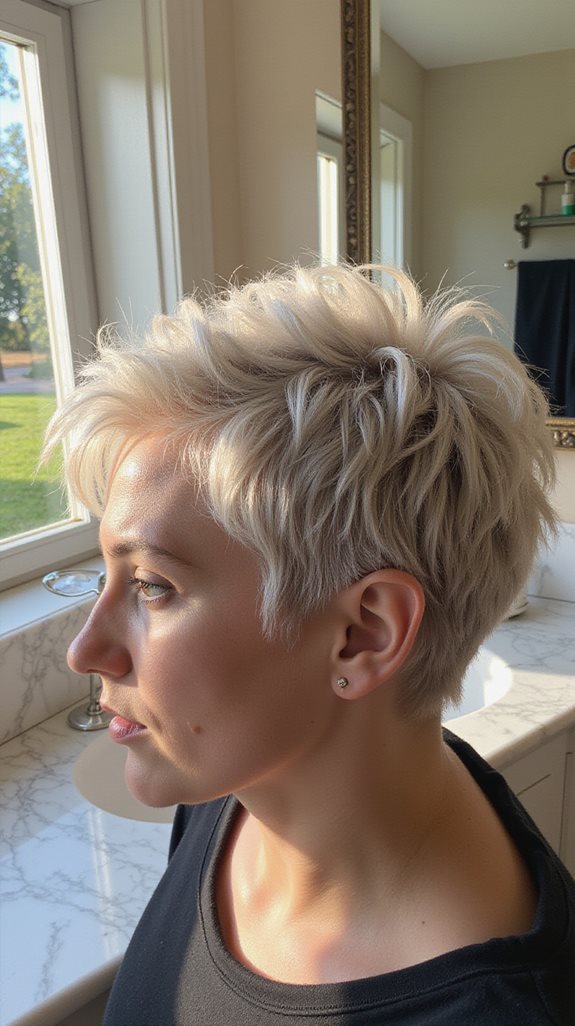 effortless pixie cut styling