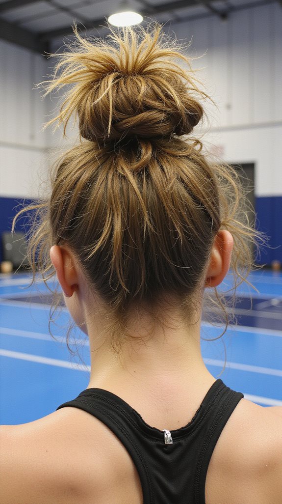 effortless sporty hairdo