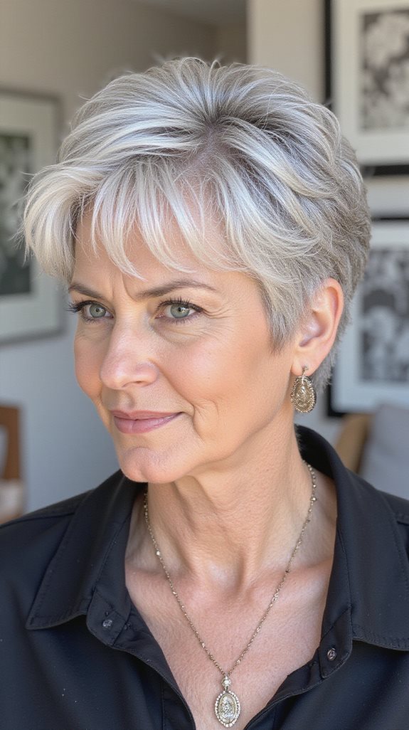 effortless textured short shag