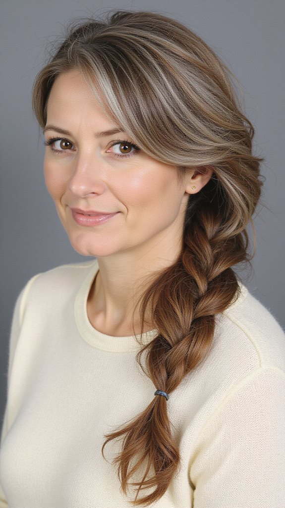 effortlessly romantic fishtail braid