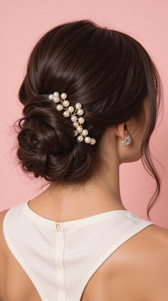 elegant french twist updo