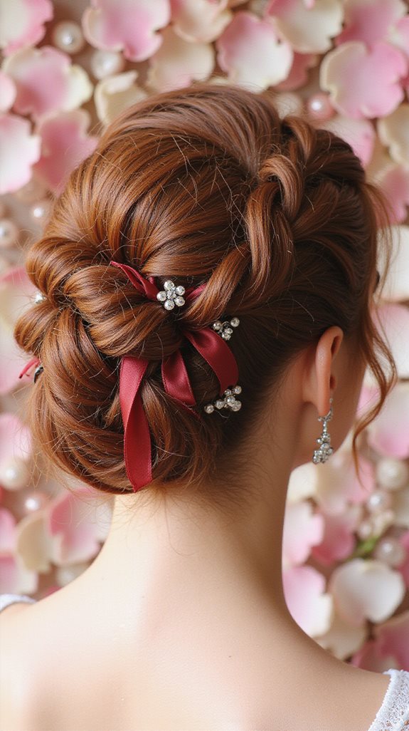 elegant high ballerina bun