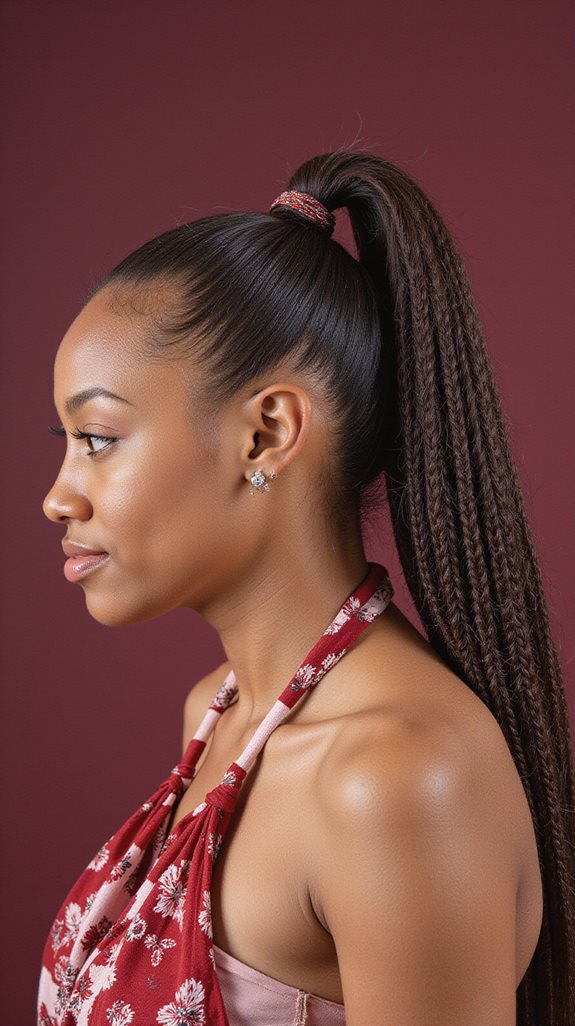 elegant high ponytail tutorial