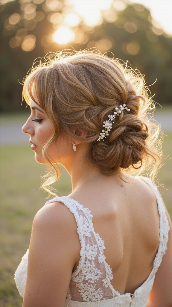 elegant low bun hairstyle