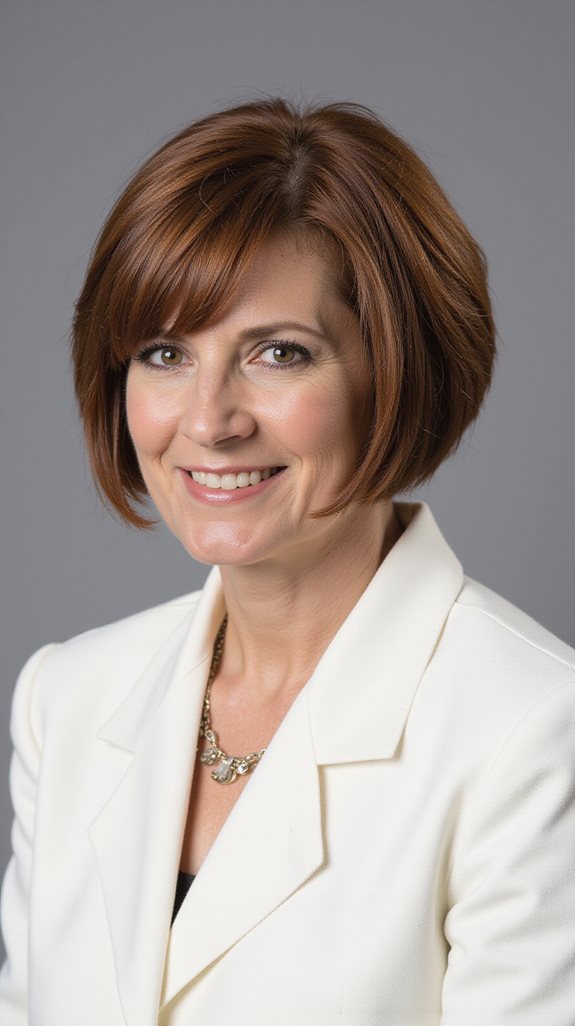 elegant structured professional hairstyle