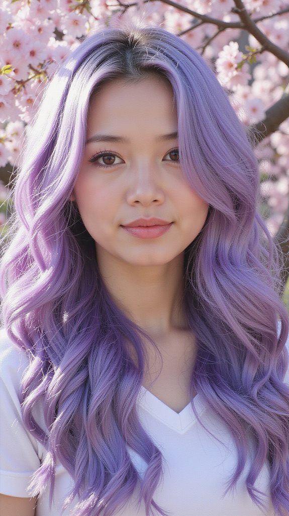 ethereal lilac purple sophistication