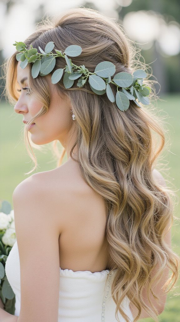 eucalyptus wedding hairstyle inspiration