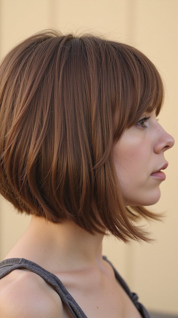 graduated bob with dimension