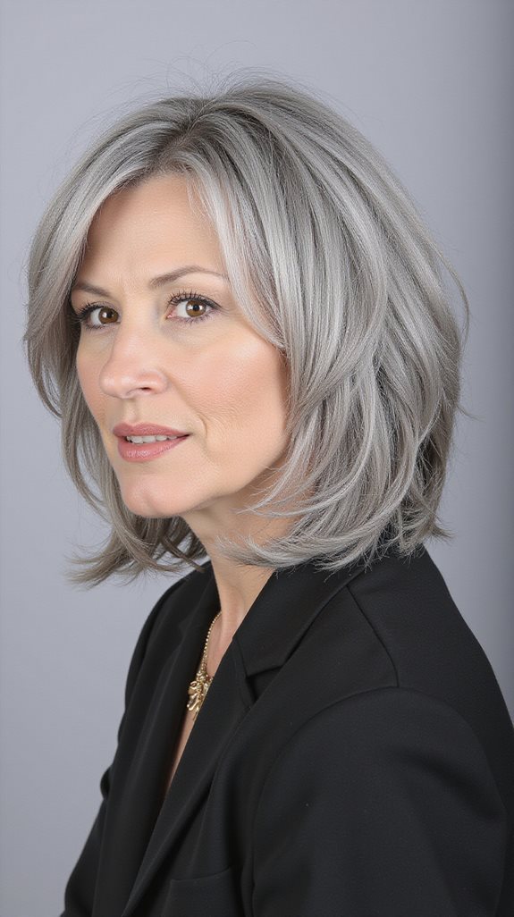 grey hair highlighting techniques