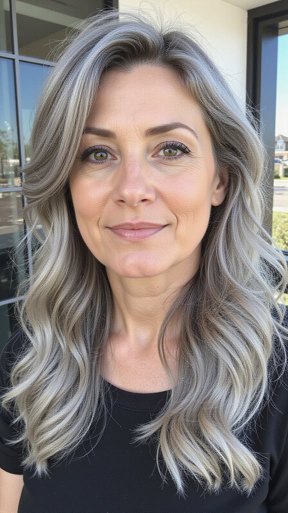 healthy care for grey hair