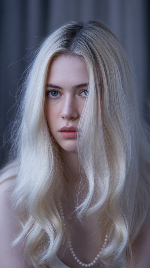 icy blonde hair maintenance