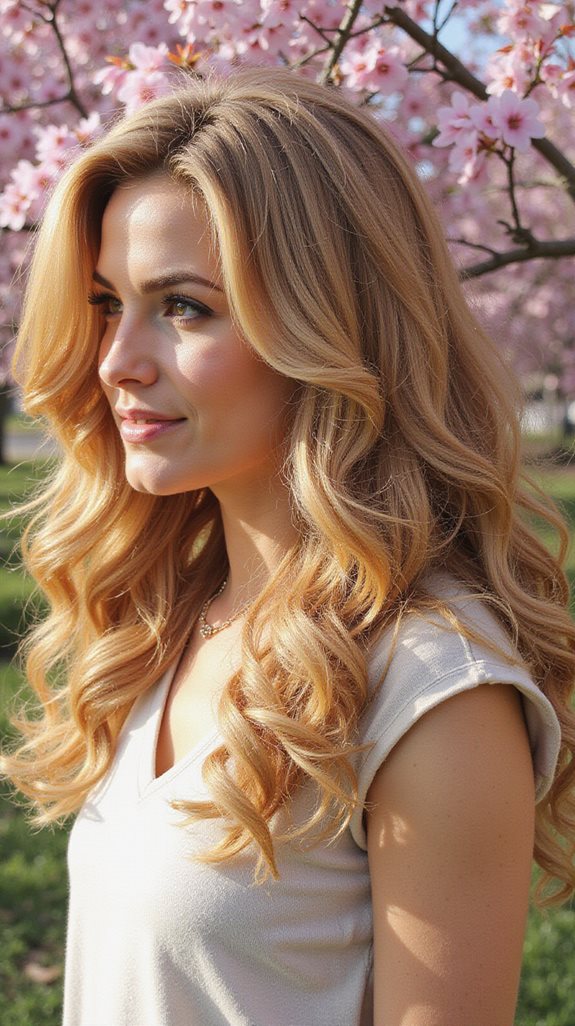 loose curls for romance