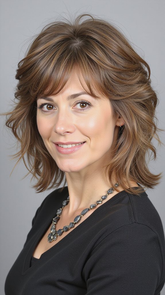 modern shag with layers