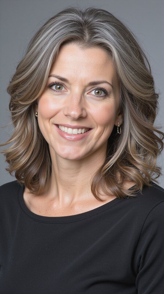 natural textured shoulder waves