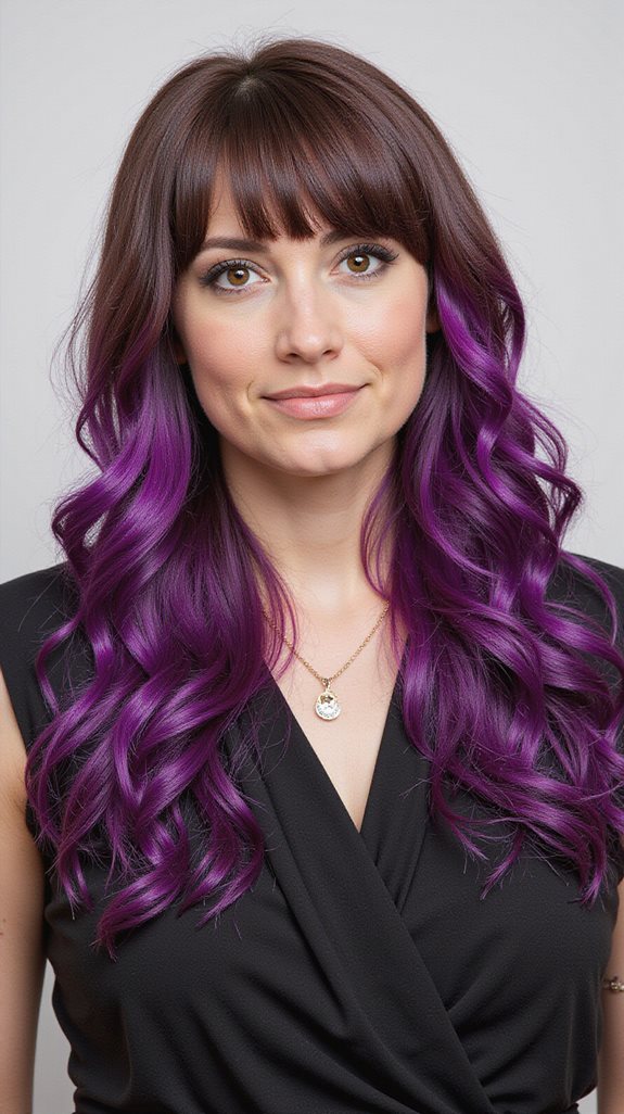 purple halo highlight technique