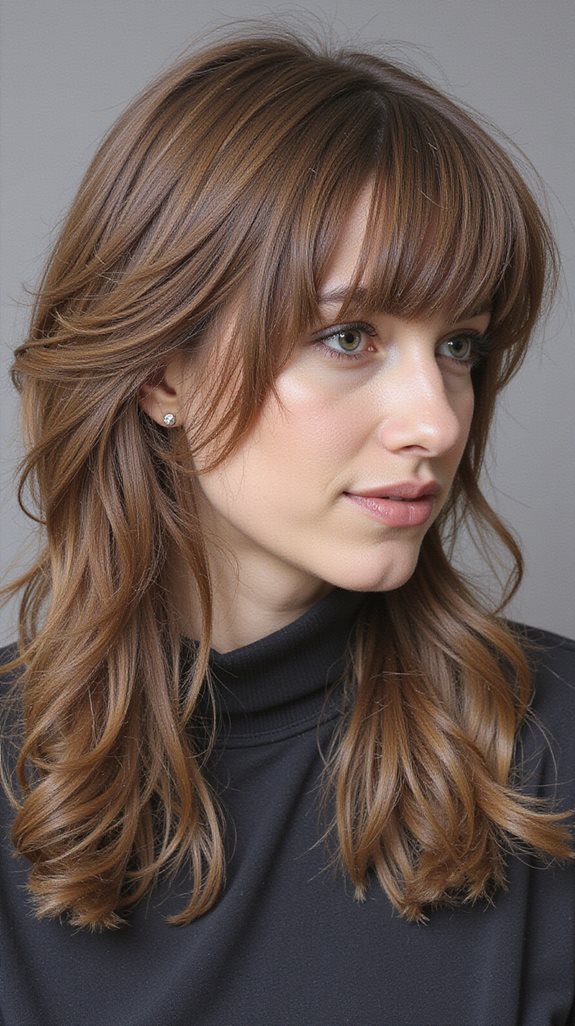 rebellious choppy mid length cut