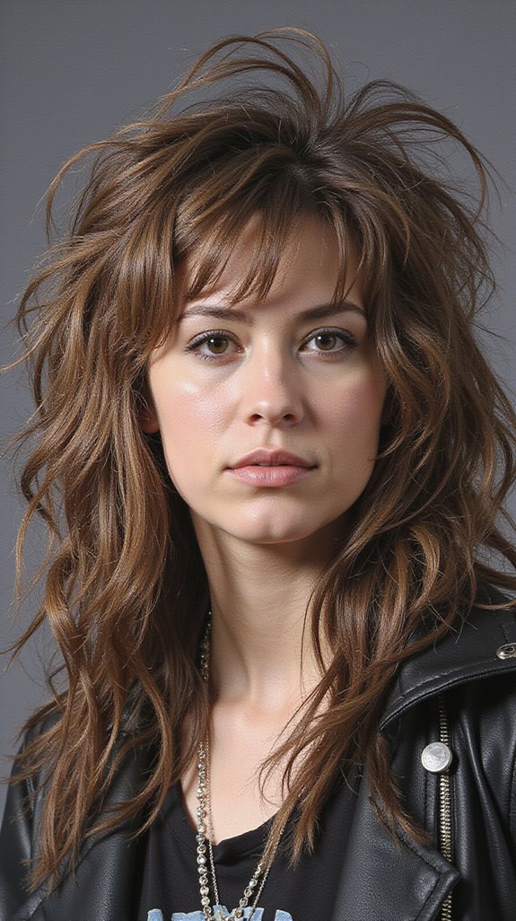 rebellious layered texture haircut