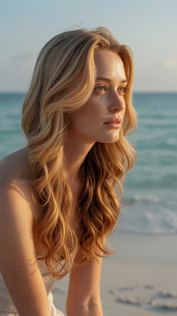 sandy blonde color maintenance