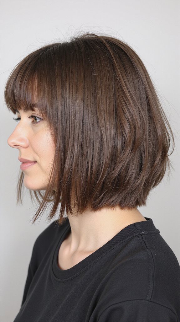 sophisticated a line bob layers