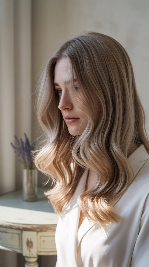 sophisticated ash blonde maintenance