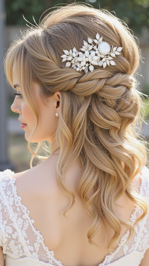 sophisticated side swept hairstyle