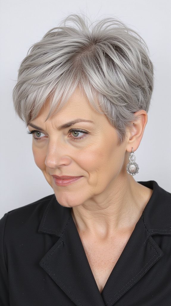 textured pixie cut layers