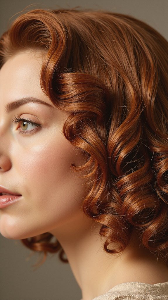 timeless vintage pin curls