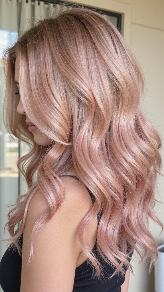 trendy rose gold elegance