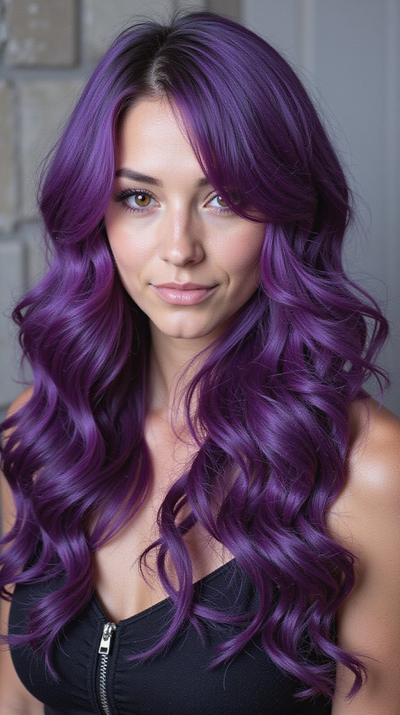 vibrant amethyst hair maintenance