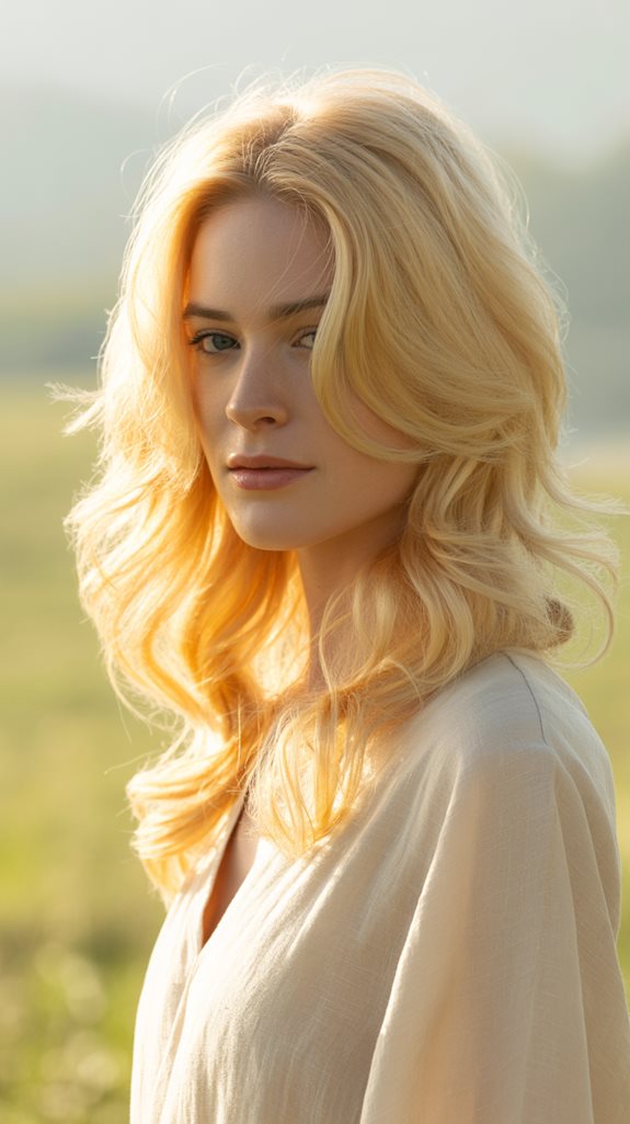 warm inviting buttery blonde