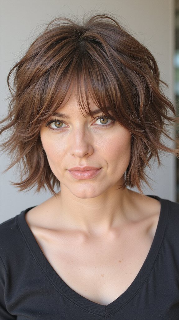 wispy shag for balance