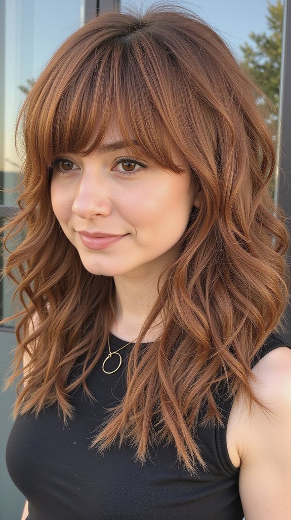 wolf cut textured layers