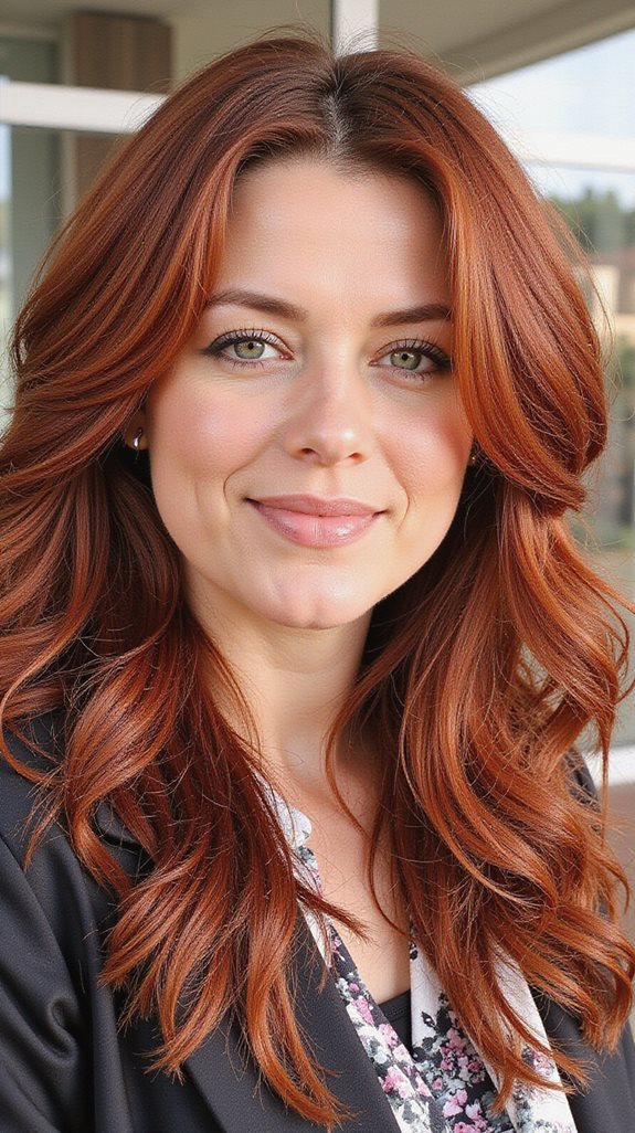 auburn color for gray coverage