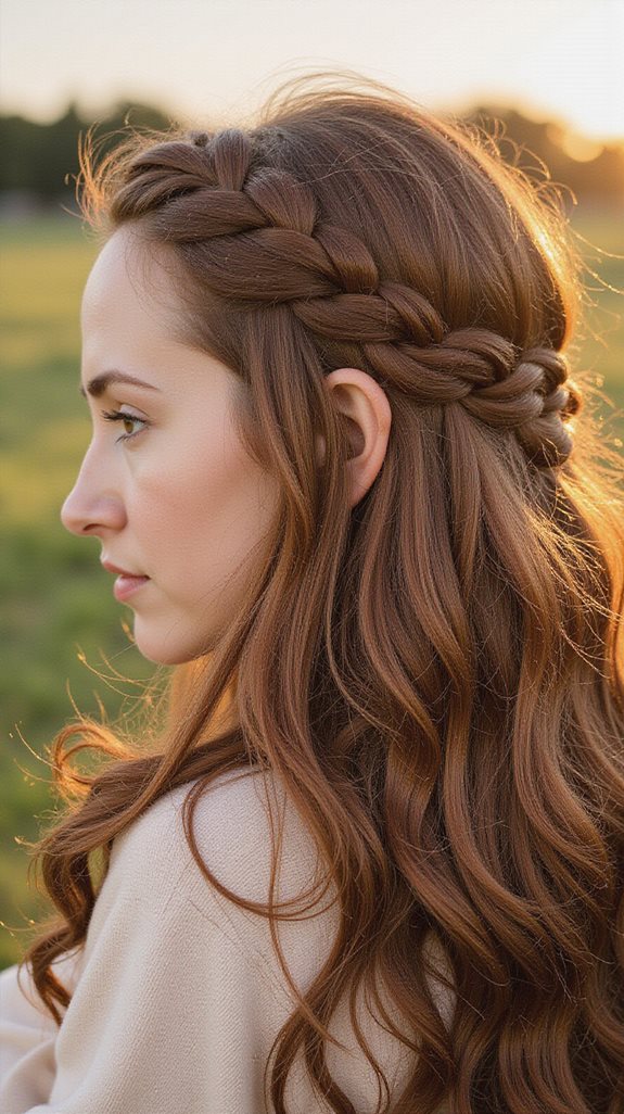 bold braided crown elegance