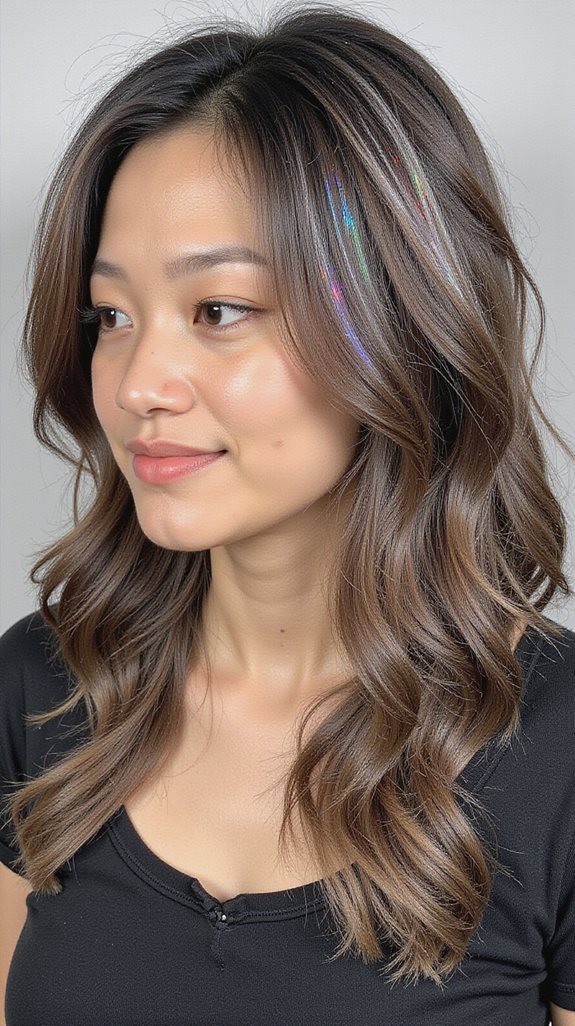 bold frosted wolf cut