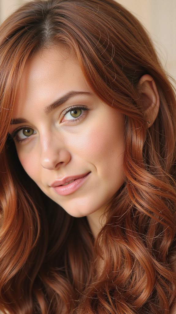 chestnut shades enhance eye color