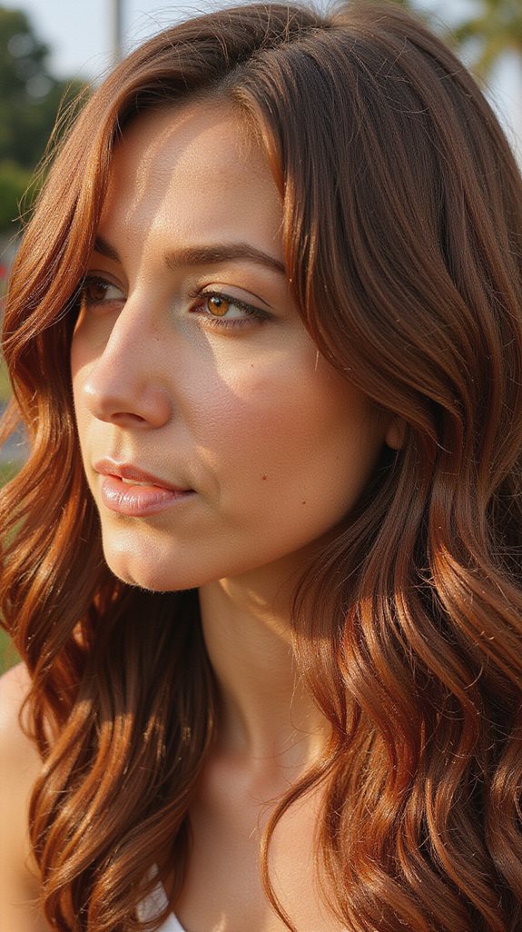 chestnut shades for warmth