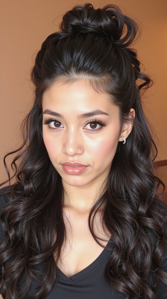 chic structured wavy hairstyle