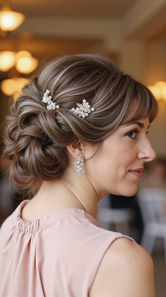 color influences updo styles