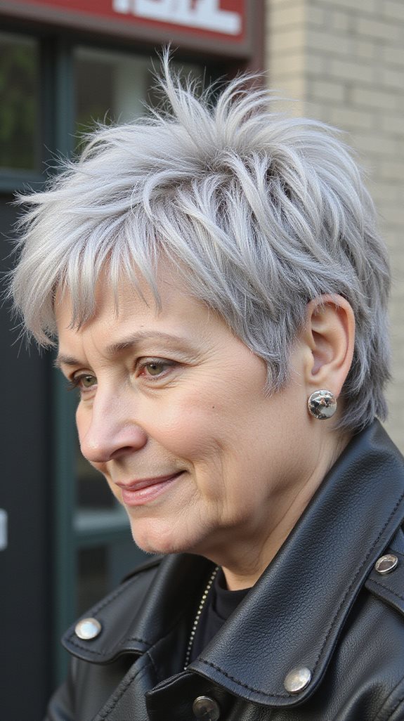 edgy layered hairstyle trend