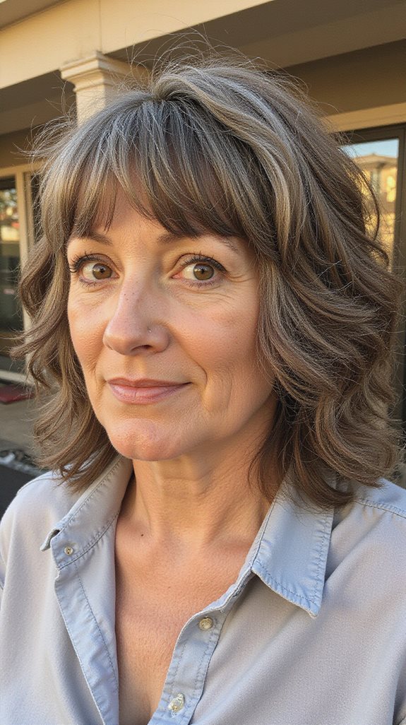 effortless low maintenance shag hairstyle