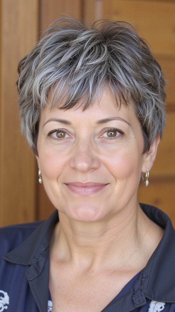 effortless textured crop hairstyle