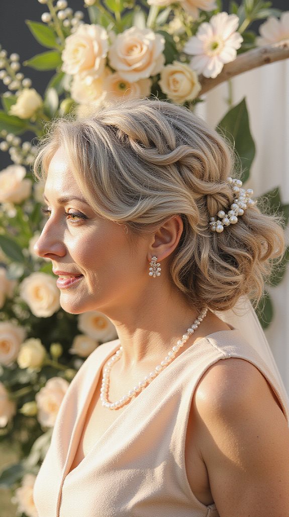 effortless twisted half up hairstyle