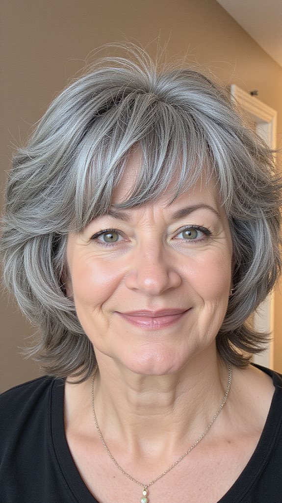 effortlessly cool shaggy bob