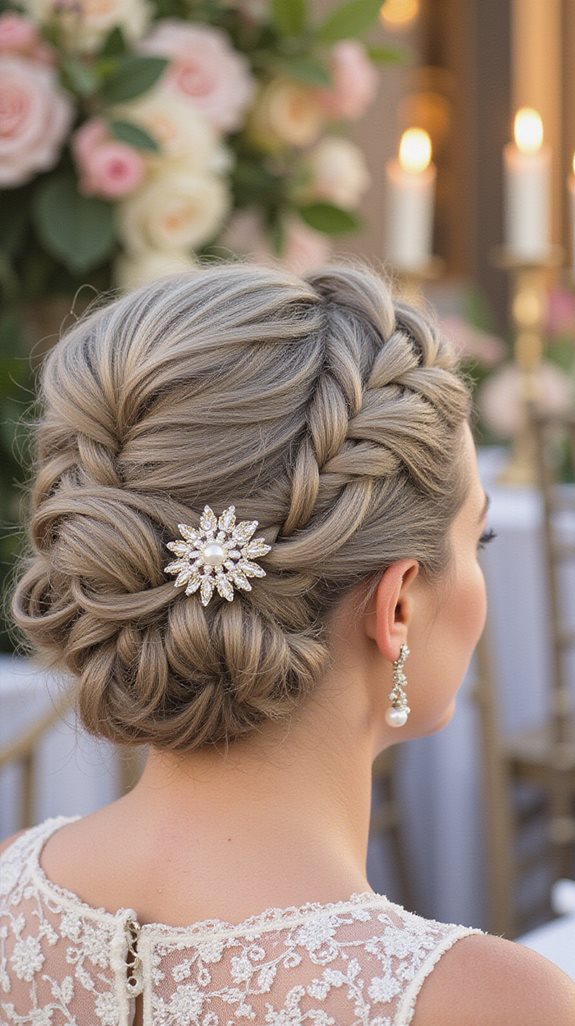 elegant braided updo styles