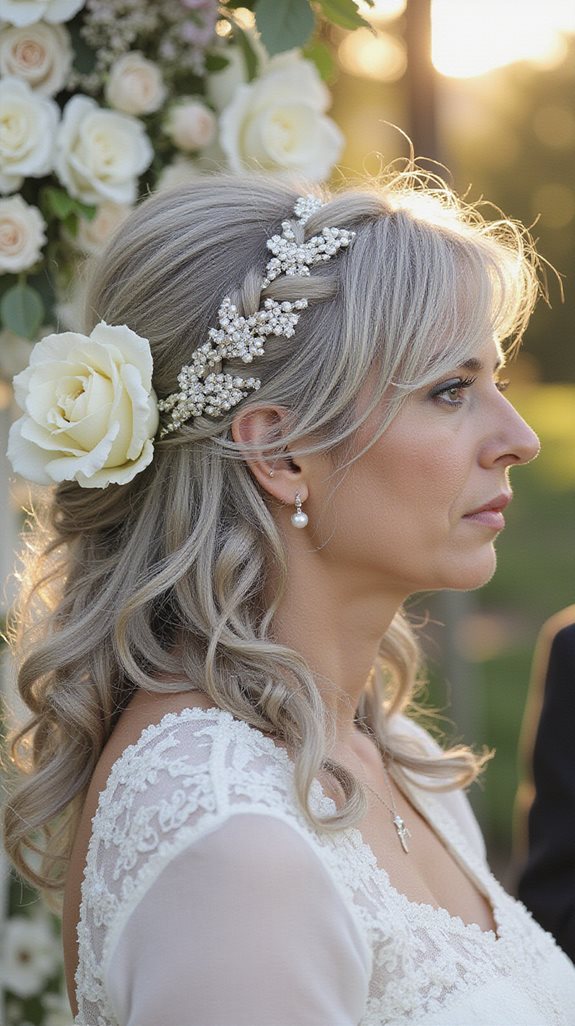 elegant half up hairstyles