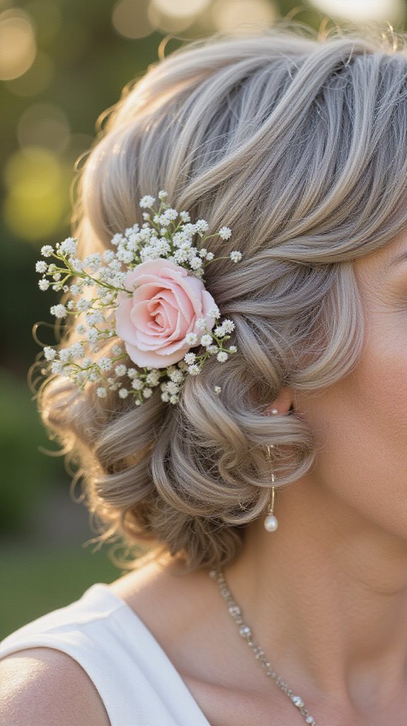 elegant short hair accessories