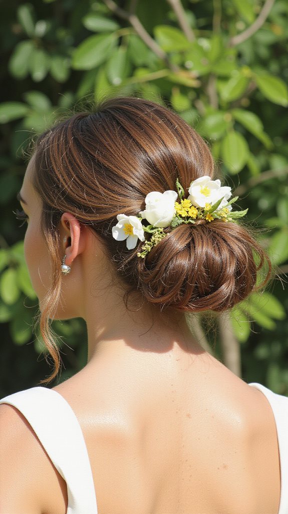 elegant summer french twist